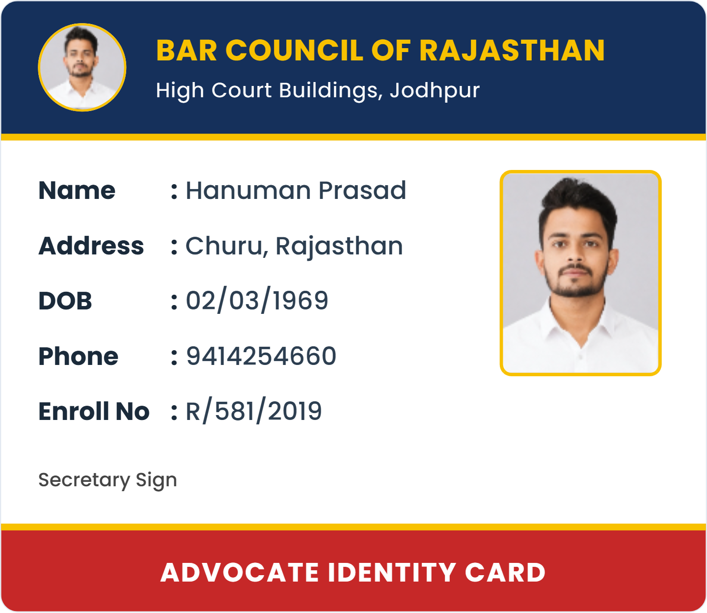 Advocate ID