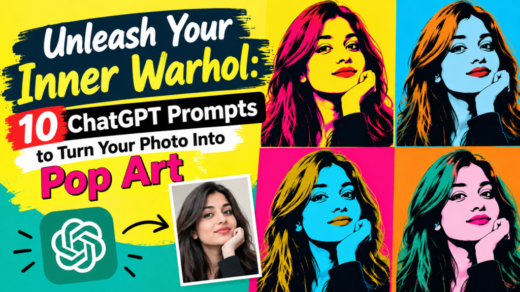 Unleash Your Inner Warhol: 10 ChatGPT Prompts to Turn Your Photo Into Pop Art