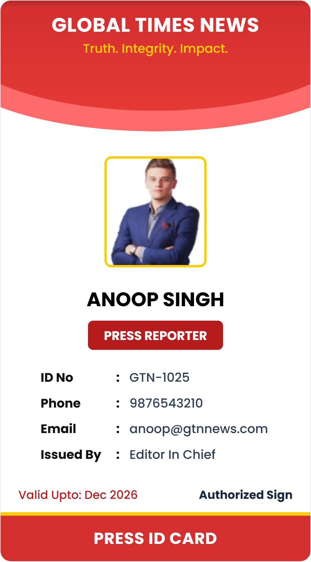 Press ID