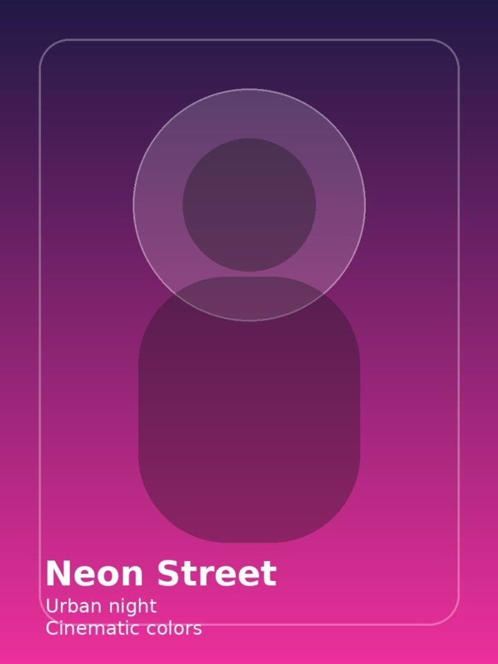 Neon Night Street Photography Prompt