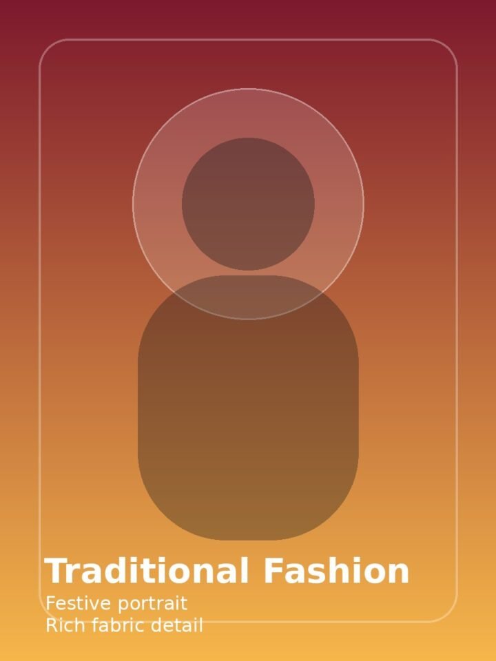 Festive Traditional Fashion Portrait Prompt