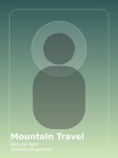 Mountain Travel Creator Portrait Prompt