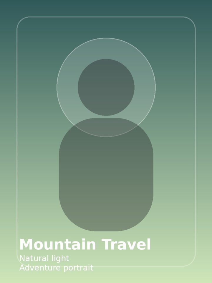 Mountain Travel Creator Portrait Prompt