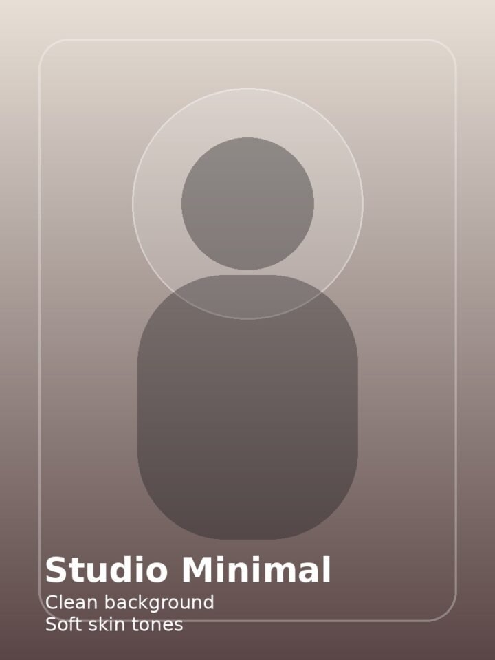 Minimal Studio Portrait Prompt